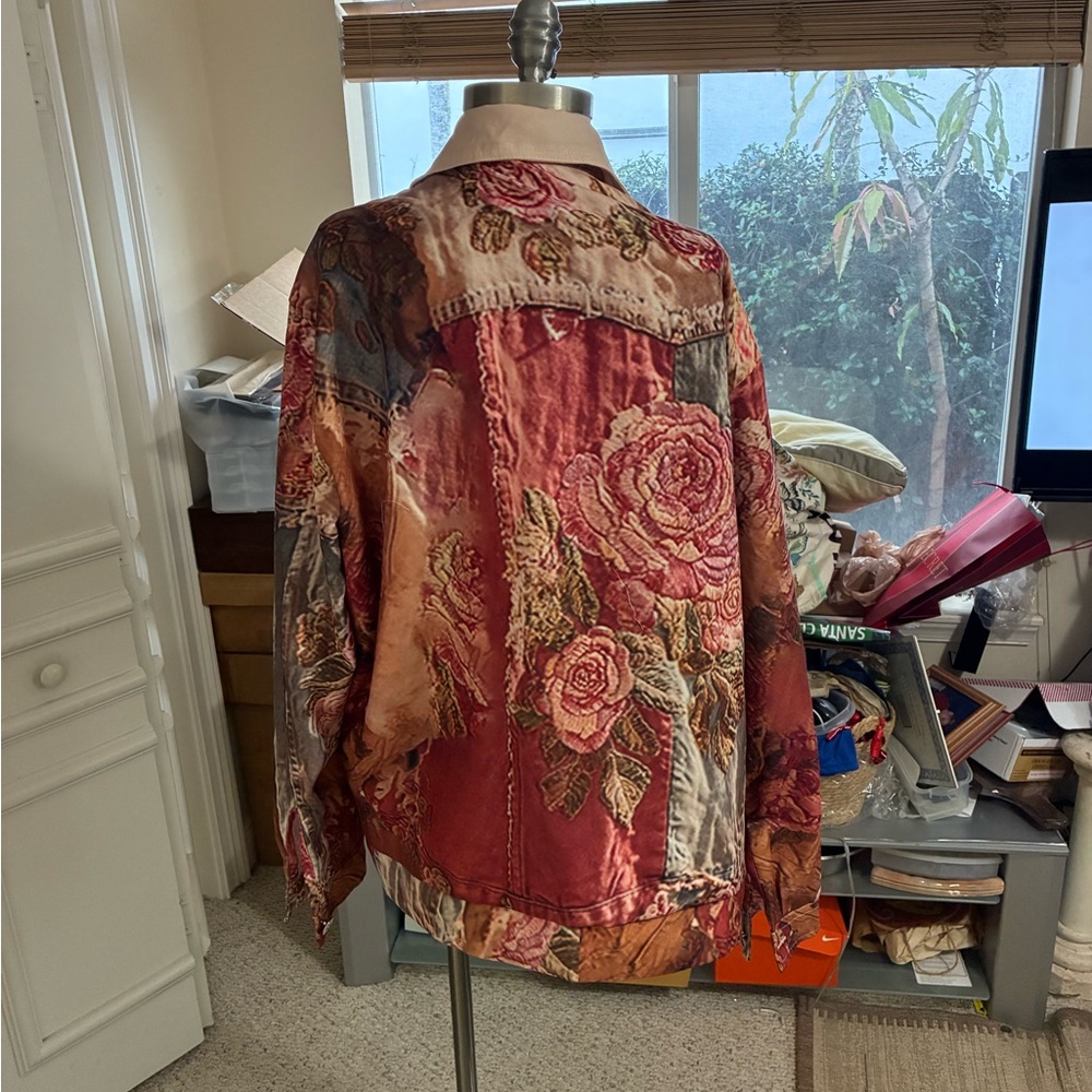 Floral Patchwork Jacket - image 2